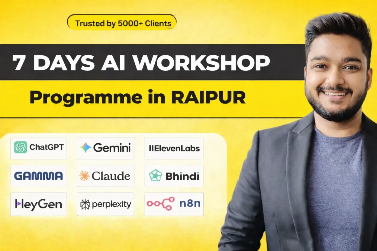 Transform Career with an Intensive 7-Days AI Workshop in Raipur.