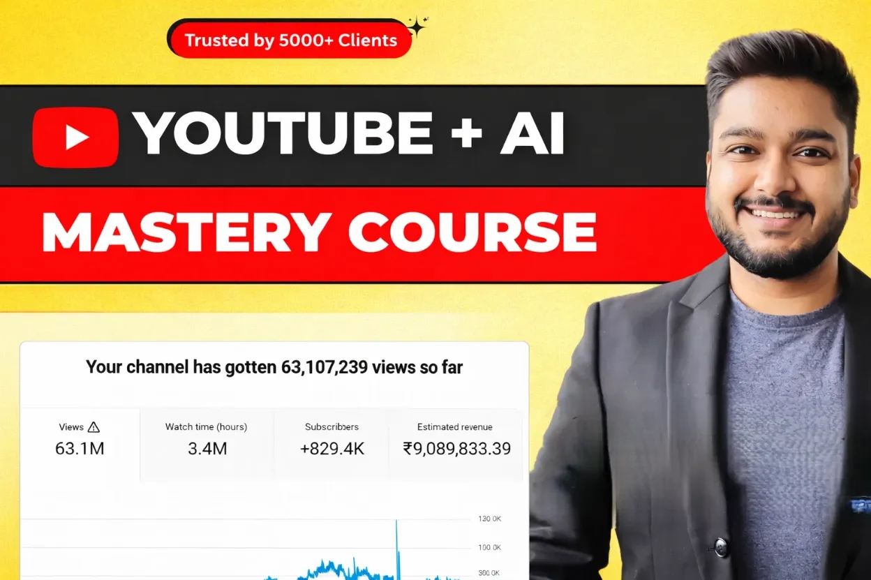 A complete guide to Master Youtube + AI in India