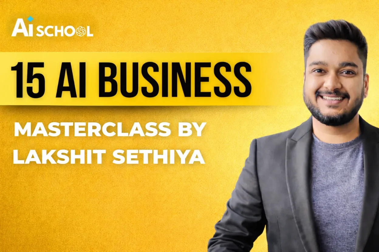 A complete guide to turn 15 AI Skills into Business in India.