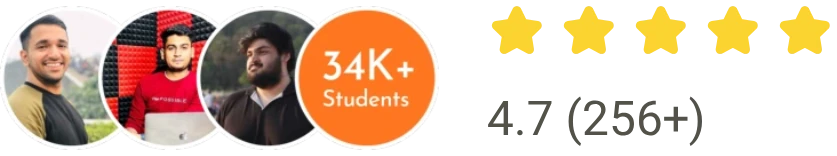 Rated 4.7 by 256+ learners · 34K+ students