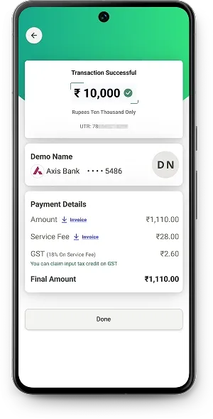 Step 4: Pay Fee Successfully
